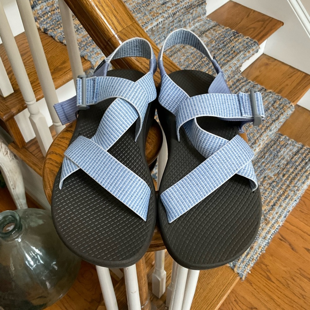 Chaco Women's Sandals - Light Blue and Black